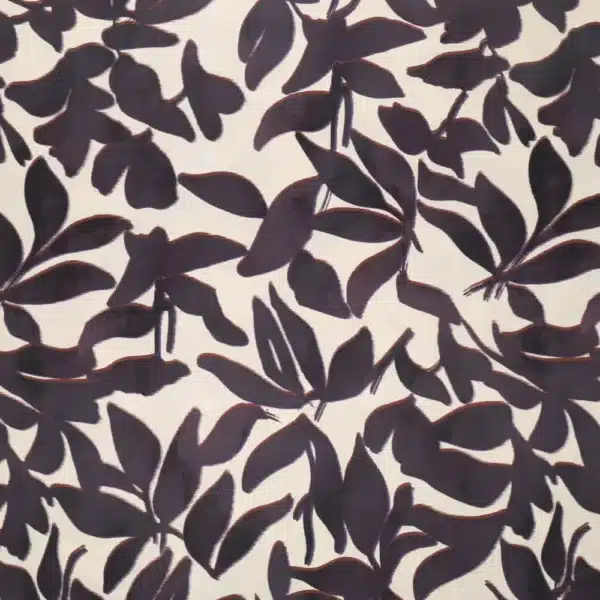 20113600 1 blurred leaves stretch satin blue