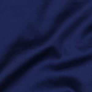 Katoen satijn uni middernacht blauw