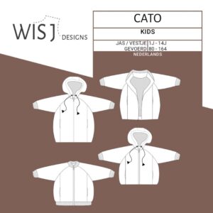 WISJ - Cato jas & bomber(vest) (papieren patroon)