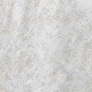 Katoen linnen jacquard bloemen naturel