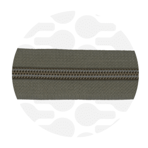 Zipper Zoo - Nylon rits army green - 1 meter