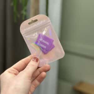 CreJanneke - Normal is boring labels paars (3 stuks)