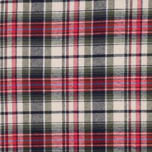 Yarn dyed brushed katoen checks