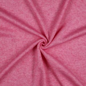 Coupon 110cm knitted viscose melange felroze