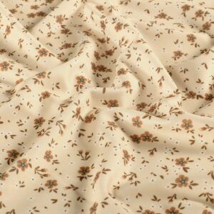 Swimwear recycled jersey upf50  bloemen beige