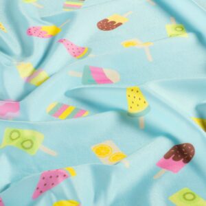 Swimwear recycled jersey UPF50  ijsjes aqua