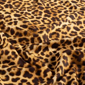 Swimwear recycled jersey UPF50 panterprint bruin