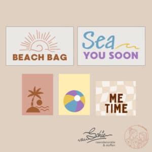 Van schie raamdecoratie & stoffen 4 Crejanneke x van schie - labels mix (5 stuks)