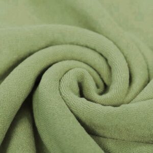 Van schie raamdecoratie & stoffen 10 Stretch badstof olijfgroen