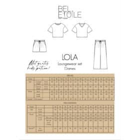 Bel'Etoile - Lola loungewear set dames/kids (papieren patroon)