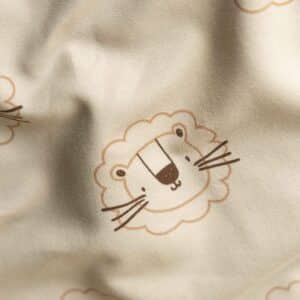 French terry leeuwen beige