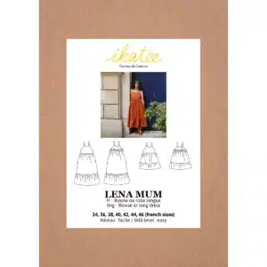 Ikatee - Lena jurk/blouse dames (papieren patroon)