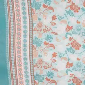 Viscose voile paisley rand