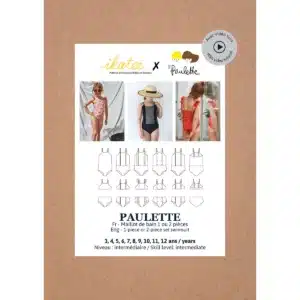Ikatee - Paulette badpak/bikini kids (papieren patroon)