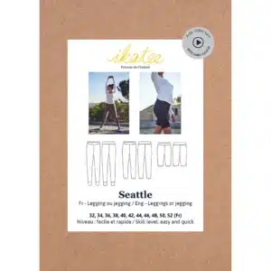 Ikatee - Seattle (sport)legging dames (papieren patroon)