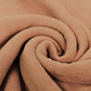 Van schie raamdecoratie & stoffen 8 Stretch badstof perzik