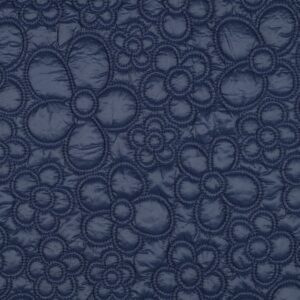 Stepped bloemen navy