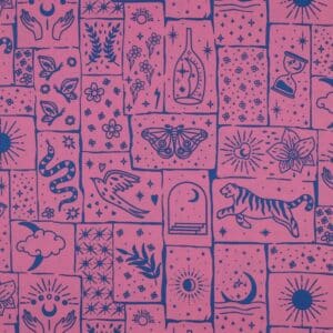 Fine poplin boho fuchsia