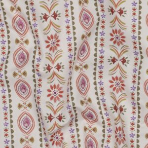 Fine poplin digitaal boho offwhite