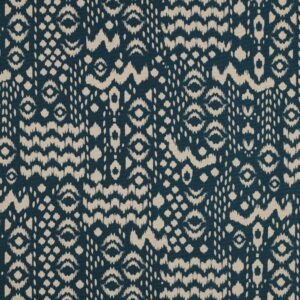 Coupon 65cm canvas bohemian petrol