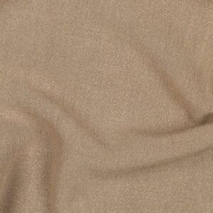Coupon 80cm linnen viscose washed aarde