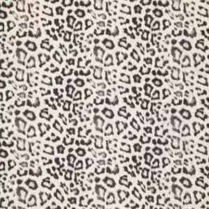 Linnen viscose slub luipaardprint naturel