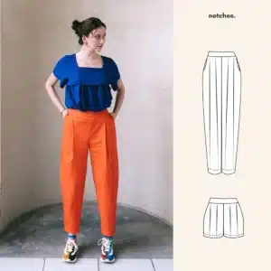 Notches - Paula broek & short (papieren patroon)