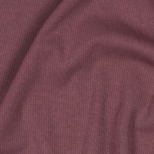 Rib jersey aubergine