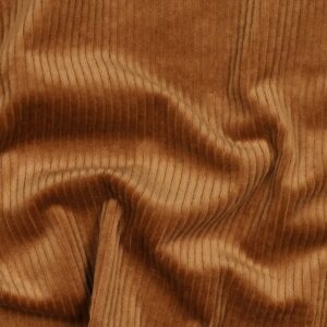 Washed corduroy 6W stretch cognac