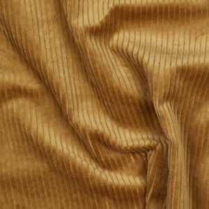 Washed corduroy 6W stretch mosterd