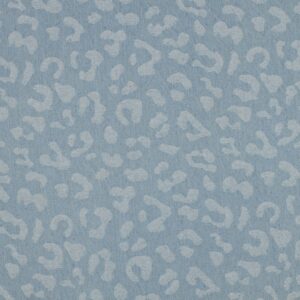 Denim luipaardprint licht jeans