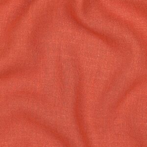 Coupon 110cm linnen viscose washed terra