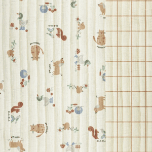 Stepped double gauze cakett/jacques