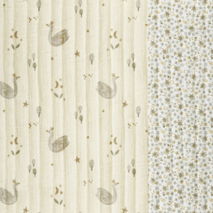Stepped double gauze alba/pio