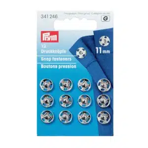 Prym - Drukknopen aannaaibaar - 11mm - zilver