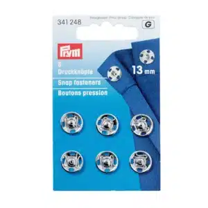 Prym - Drukknopen aannaaibaar - 13mm - zilver