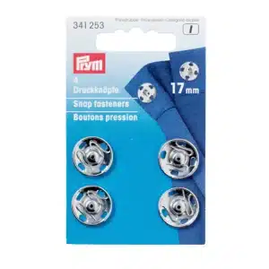 Prym - Drukknopen aannaaibaar - 17 MM - zilver