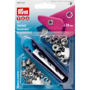 Prym - Jersey Drukknopen Open Ring - 10 MM - Zilver