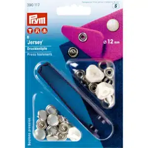 Prym Jersey Drukknopen - 12 MM - Parelmoer