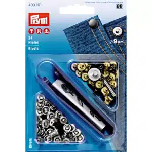 Prym - Rivet/nieten - 9 MM - zilver