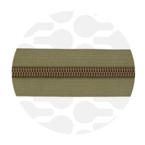 Zipper Zoo - Nylon rits mossy green - 1 meter