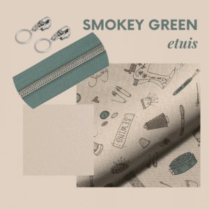 Pakket triflora etuis - smokey green