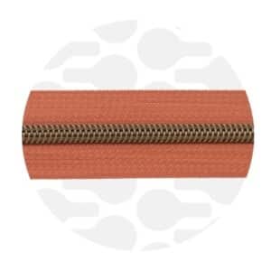 Zipper Zoo - Nylon rits smokey orange - 1 meter