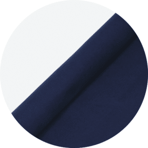Zipper Zoo - Dry wax canvas deep blue - 50 cm