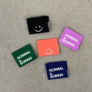 CreJanneke - Normal is boring labels mix (5 stuks)