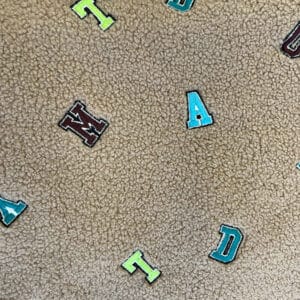 Qjutie - Teddy boucle letters