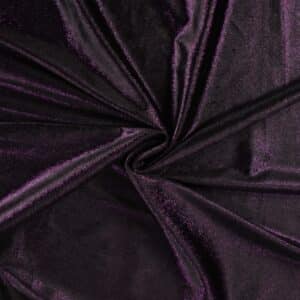 Qjutie - Velour foil paars