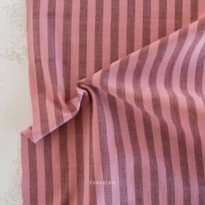Fableism - Sun stripes katoen pink wine