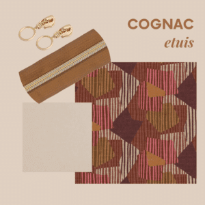 Pakket triflora etuis - cognac