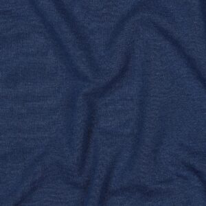 Denim french terry middenblauw